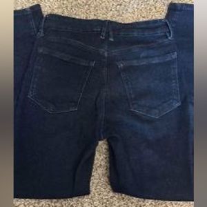 Good American Always fits straight leg dark wash size 6-12.